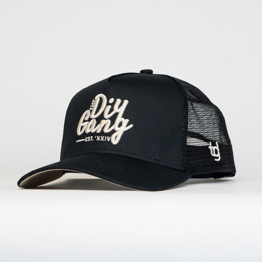 DIY Gang Black Snapback Hat 