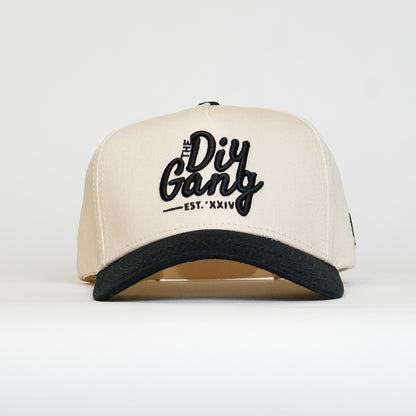 THE DIY GANG HAT | CREAM & BLACK