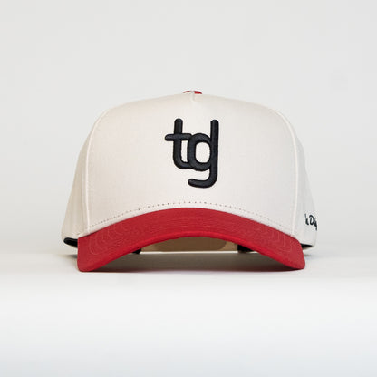 TDG HAT | WHITE & RED